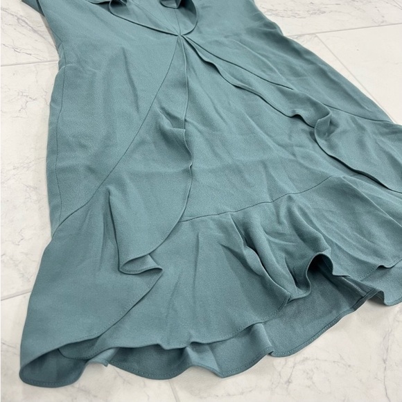 BCBGMAXAzria Ruffled Deep-V neckline Mini Dress NWT’s - Picture 3 of 3